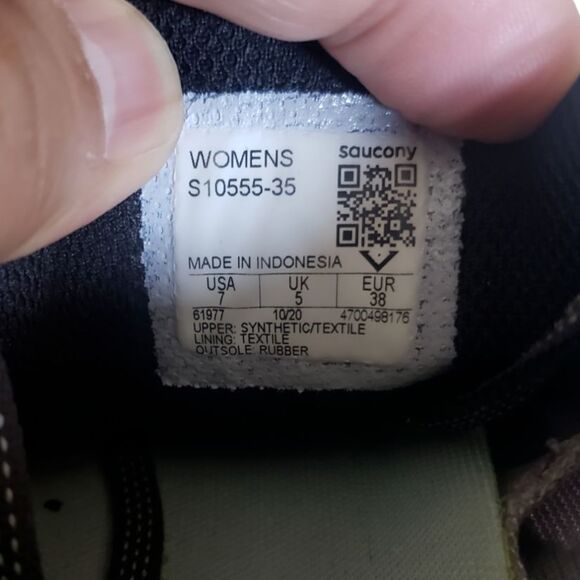 Saucony Xodus 10 Trail Running Shoes S10555-35 Moonrock Black Women's Size 7 - Picture 10 of 11